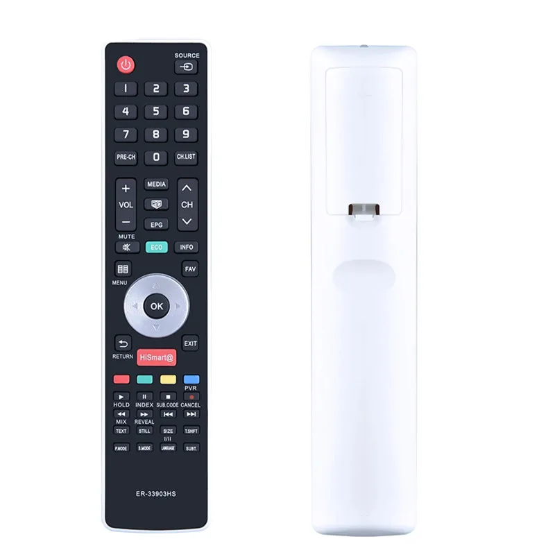 Совместим с пультом дистанционного управления Hisense TV LHD32K360WSEU LTDN39K360WSGEU LTDN50K360WSGEU 50K220 ER-33903HS, аксессуары