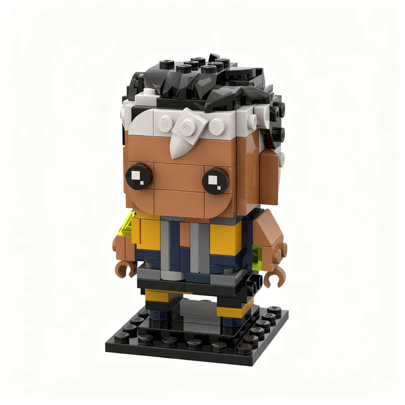 157pcs MOC Valorant Waylay BrickHeadz Model Building Blocks Christmas Gifts Collection Assemble DIY Creative Idea Birthday Art