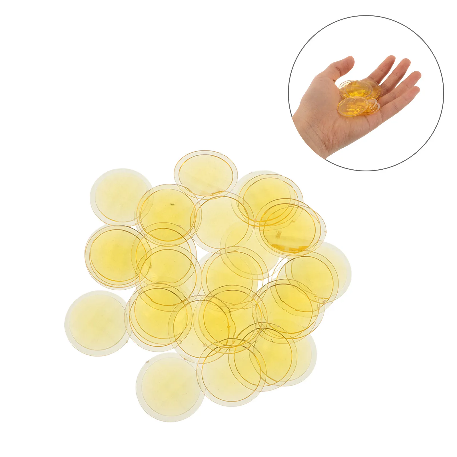 30Pcs Kids Kaleidoscope Prism Acrylic Lens Multi-Faceted 31x2mm Prism Accessory for Birthday Party Favors Visual Effects and DIY
