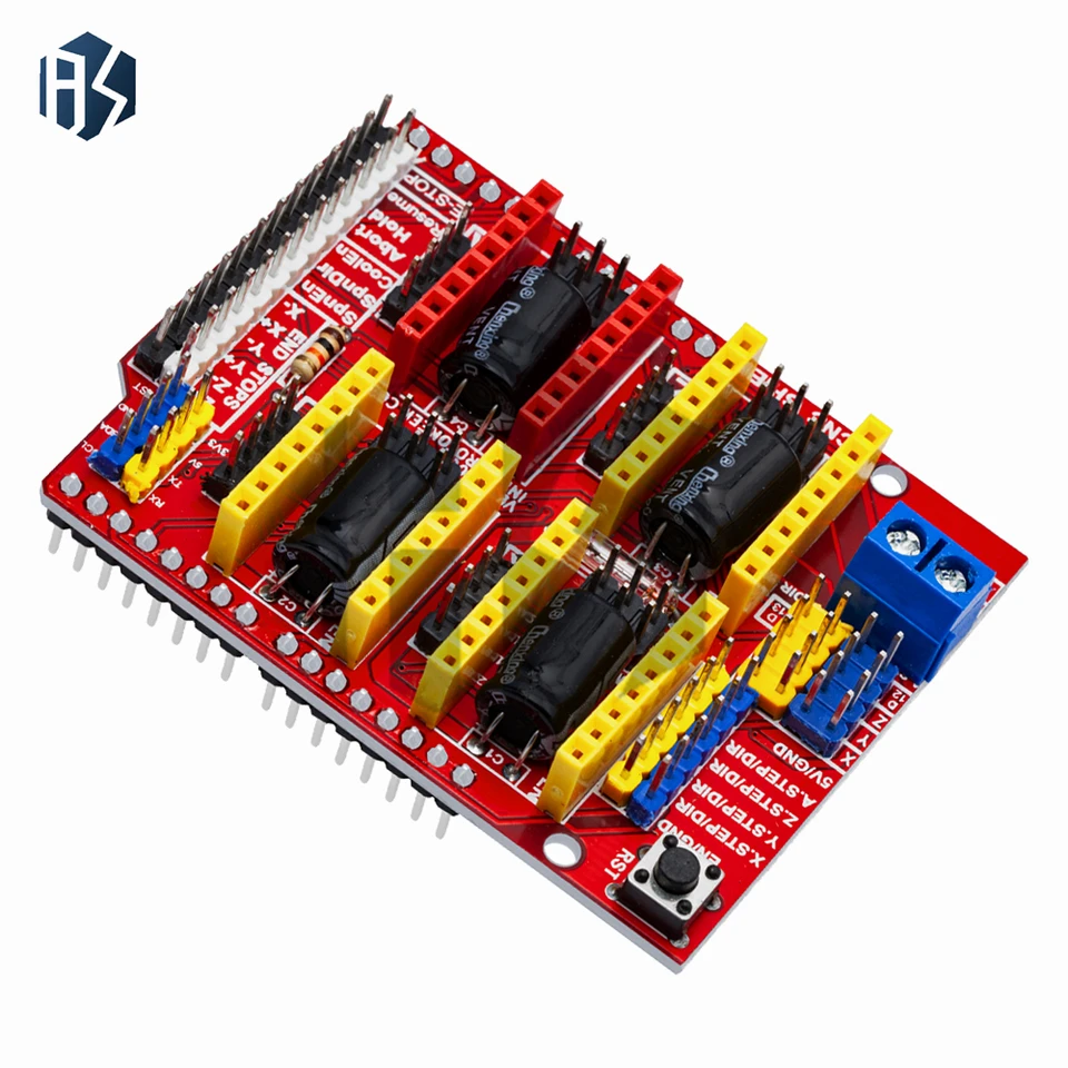 Youmile CNC Shield V3.0 Kit Complet Avec 4 DRV8825 + Dissipateurs - Graveur Arduino