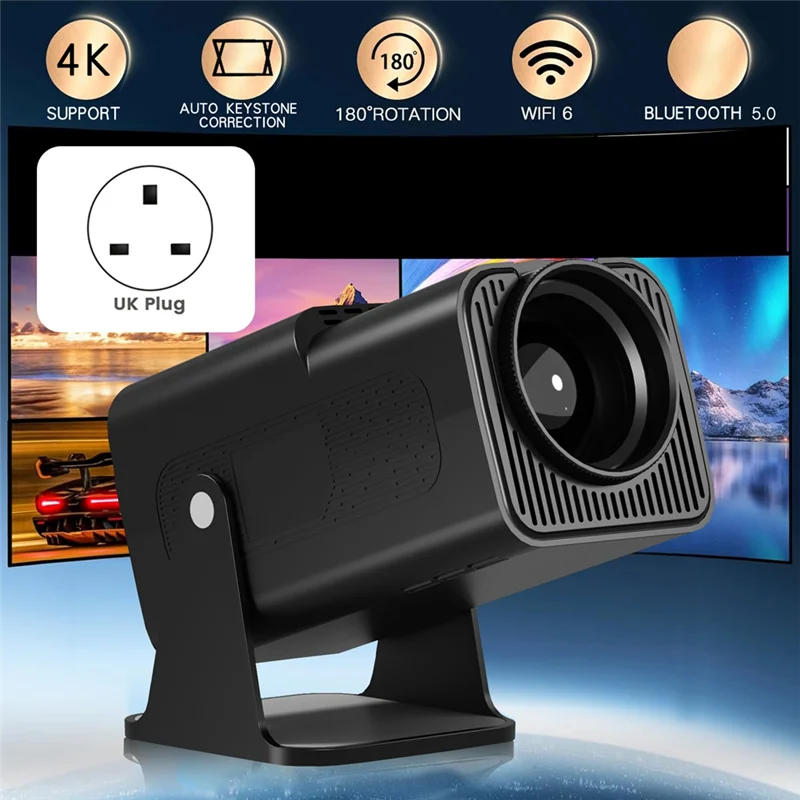 

B30C-проектор Y6S Android WIFI проектор домашний портативный настенный проектор 4K Ultra HD проектор для домашнего кинотеатра