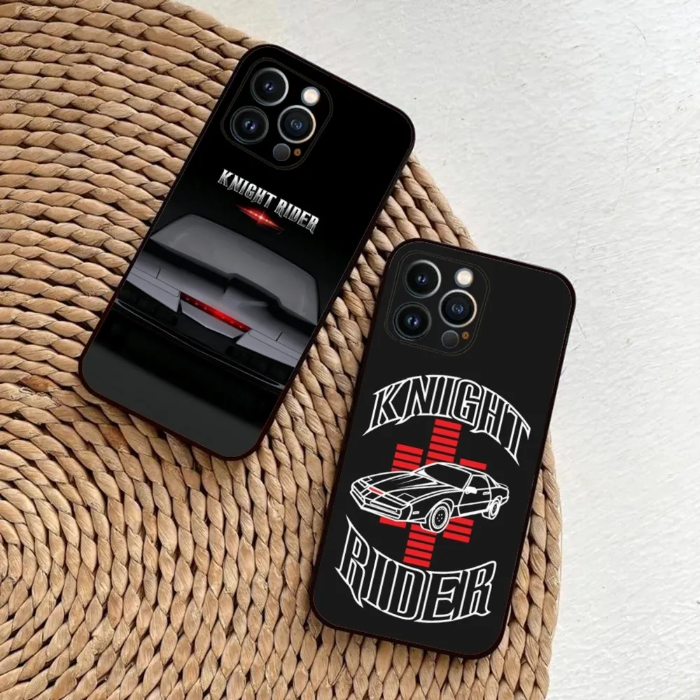 

KITT Car Knight Rider Phone Case For iPhone 15,14,13,12,11,Plus,Pro Max,XS,X,XR,SE,Mini,8,7 Soft Silicone Black Cover