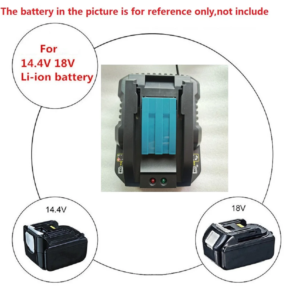 Hight quality Battery Charger for Makita 14.4V 18V BL1430 BL1815 BL1830 BL1840 BL1850 power tool battery 4A charging current