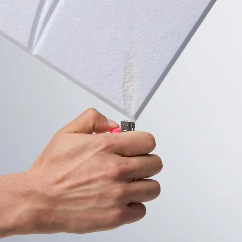 الألواح الصوتية الحديثة ذاتية اللصق رغوة عازلة للصوت لوحات الحائط المقاومة للحريق لاستوديو الفندق وديكور المنزل