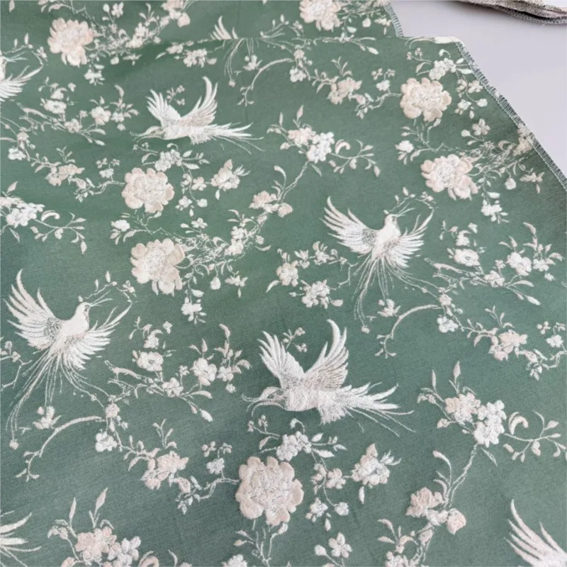 Jacquard fabric Chinese-style polyester-cotton women's armor 3