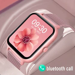 2024 Call Smart Watch Women Custom Dial Smartwatch For Android IOS Waterproof Bluetooth Music Watches Full Touch Bracelet Clock