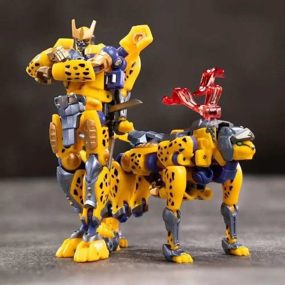 

В наличии Iron Factory EX76 Yellow Leopard Warrior Thunder Leopard Walking Thunder Teeth Оригинальная малогабаритная деформируемая игрушка