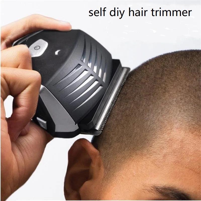Washable Electric Self Hair Trimmer For Men Diy Hairstyle Clipper Cordless Man Head Haircut Machine Fade Style Self Shaver Razor
