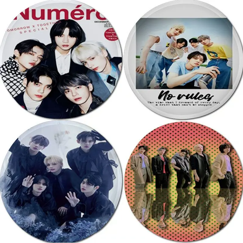 KPOP Korean Boys TXT Fight Or Escape FIGHT OR ESCAPE Sofa Mat Dining Room Chair Cushions Unisex Fashion Anti-slip Chair Cushions