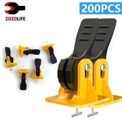 5-200Pc Top Tile Leveling System Clips Kit Floor Ceramic Porcelain Tile Levelers Spacers Tile Laying Wall Construction Tool