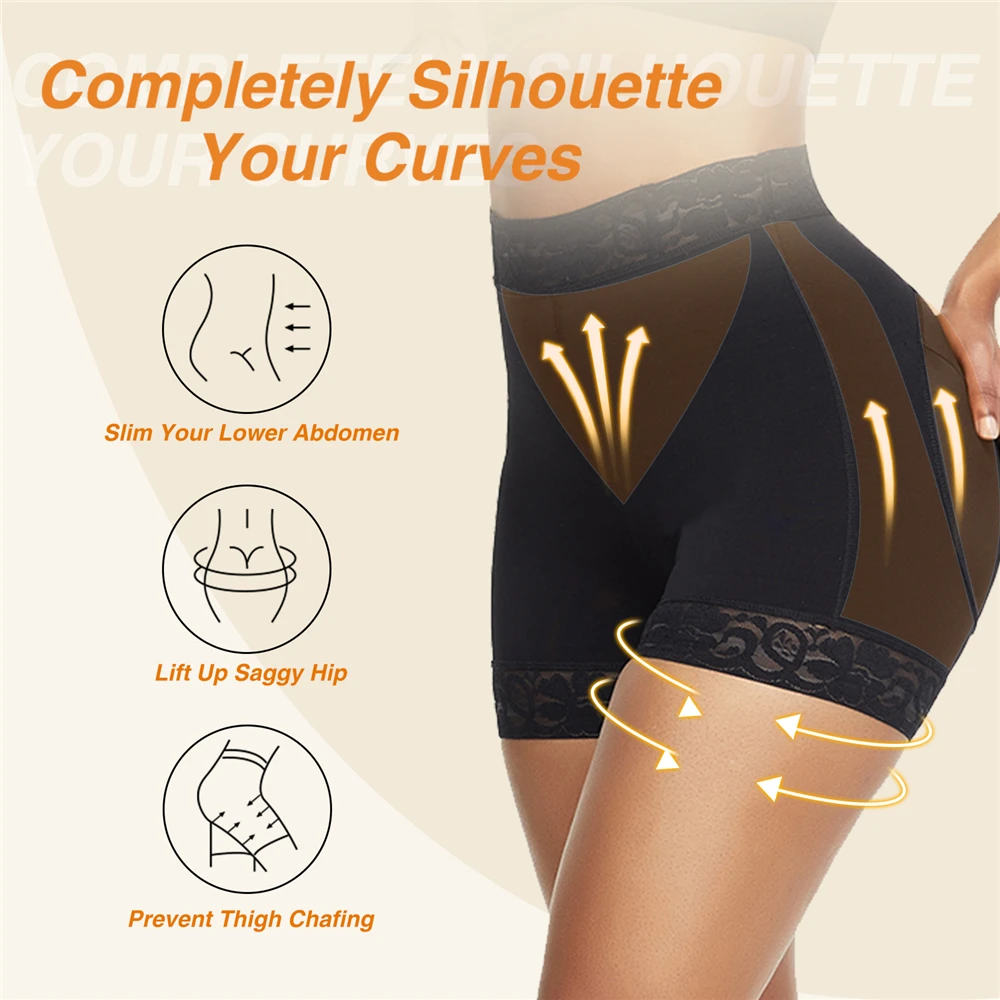 Waist Trainer Body Shaper Fake Ass Hip Enhancer Booty Buttocks Butt Lifter Shorts Tummy Control Flat Belly Slimming Shapewear