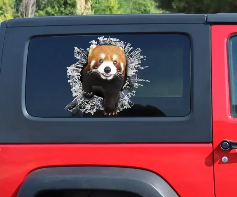 

DIY Little Panda Car Window Sticker Funny Pet Car Stickers Funny Body Window Stickers Pet Funny Decals Decorative Car-Stickers