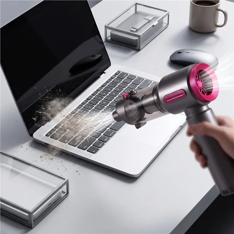 69000RPM Car Vacuum Cleaner High Power Handheld Wireless Brushless Motor Cleaning Machine Powerful Air Duster-N25R