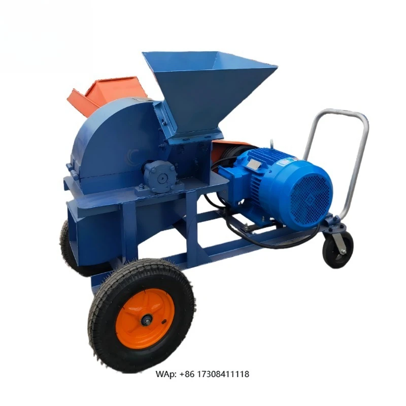 

High Efficiency Electric Wood Crusher Grinder Machine for Farm Garden Branch Crushing Wood Pellets Compost with Motor Component