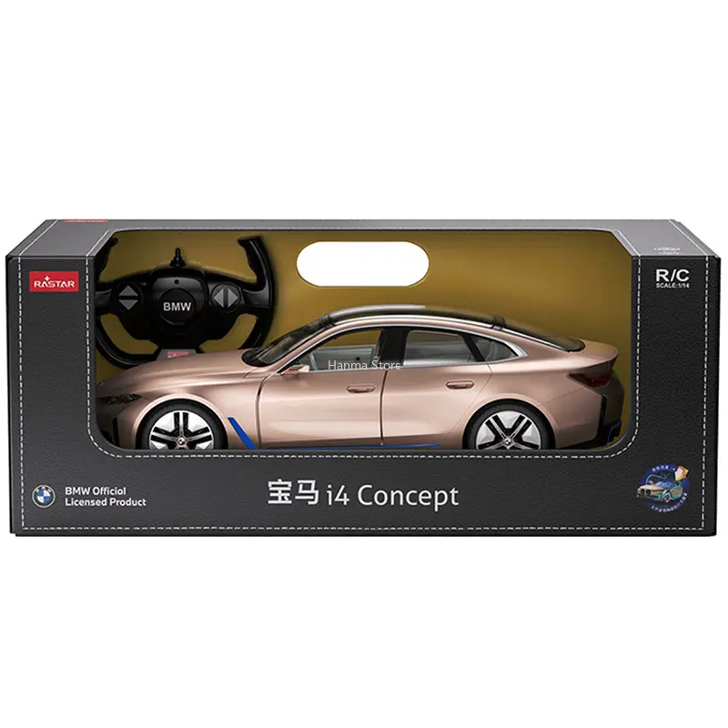 BMW I4 Concept RC Car 1:14 Scale Remote Control Car Model Radio Controlled Auto Machine Vehicle Toys Gifts for Kids Adults Boys