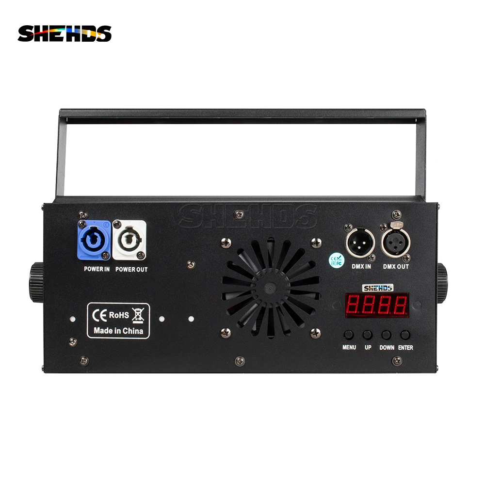 SHEHDS 4/2 Uds 200W LED 2 ojos COB 6 en 1 RGBWA + iluminación UV Par luces de escenario para DJ Disco Club boda DJ