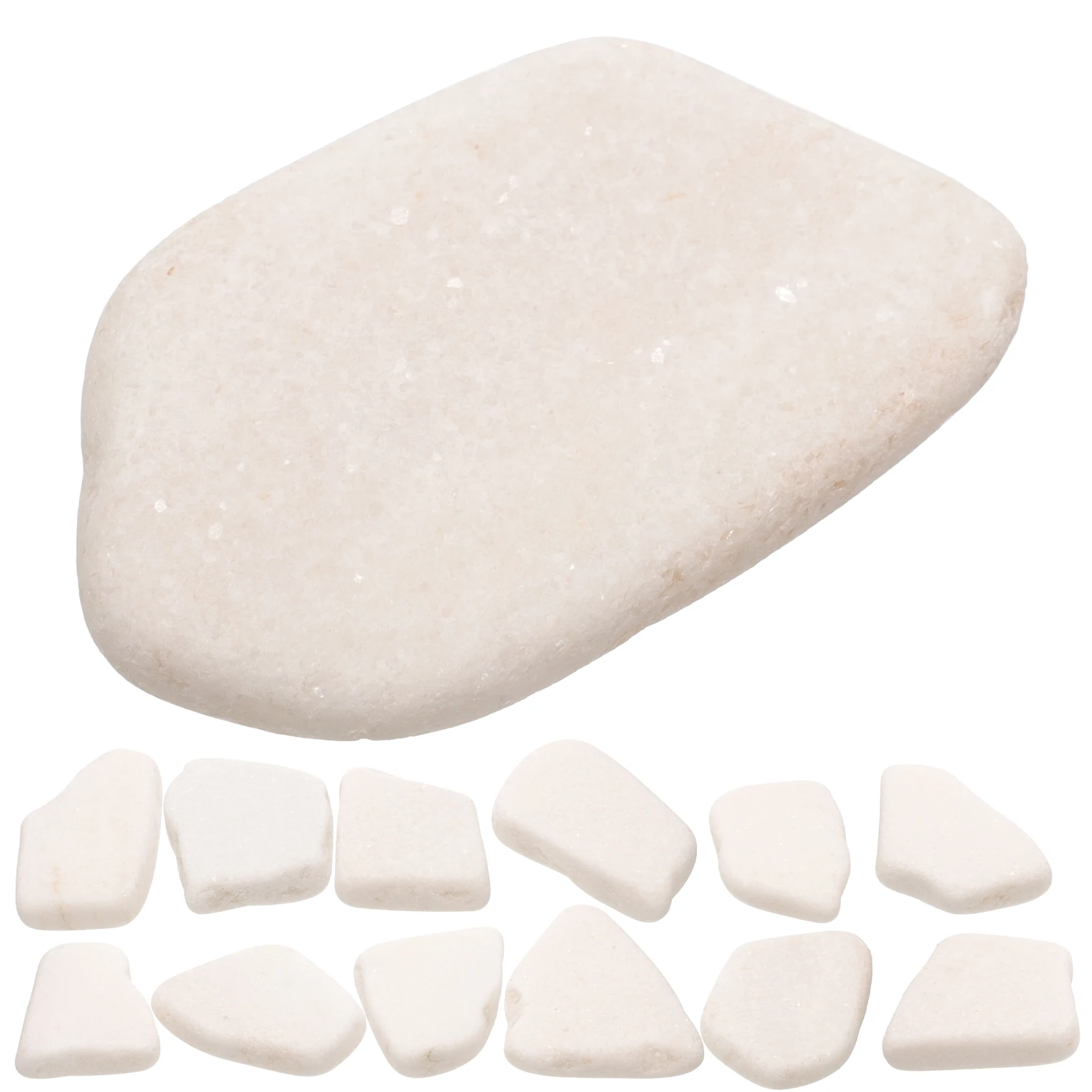 

12 Pcs Painted Stone Smooth Rocks Conical Shape Diy Painting Stones Rock Bedroom Decor Multi function