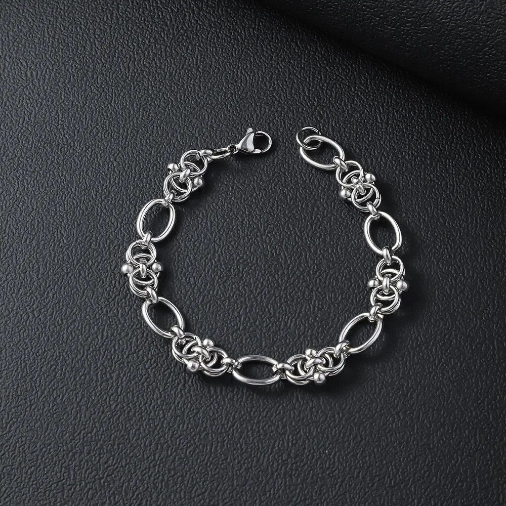 New Hip Hop 316L stainless steel DIY Chain Necklace Bracelet for Men Women High Quality Strong Solid Keel Jewelry
