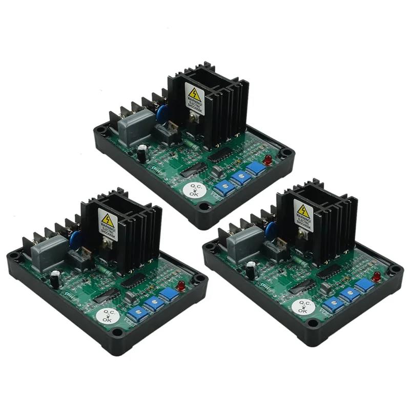 

3X GAVR-12A GAVR 12A AVR for Generator Automatic Voltage Regulator Board Voltage Regulator Board Generator Accessories