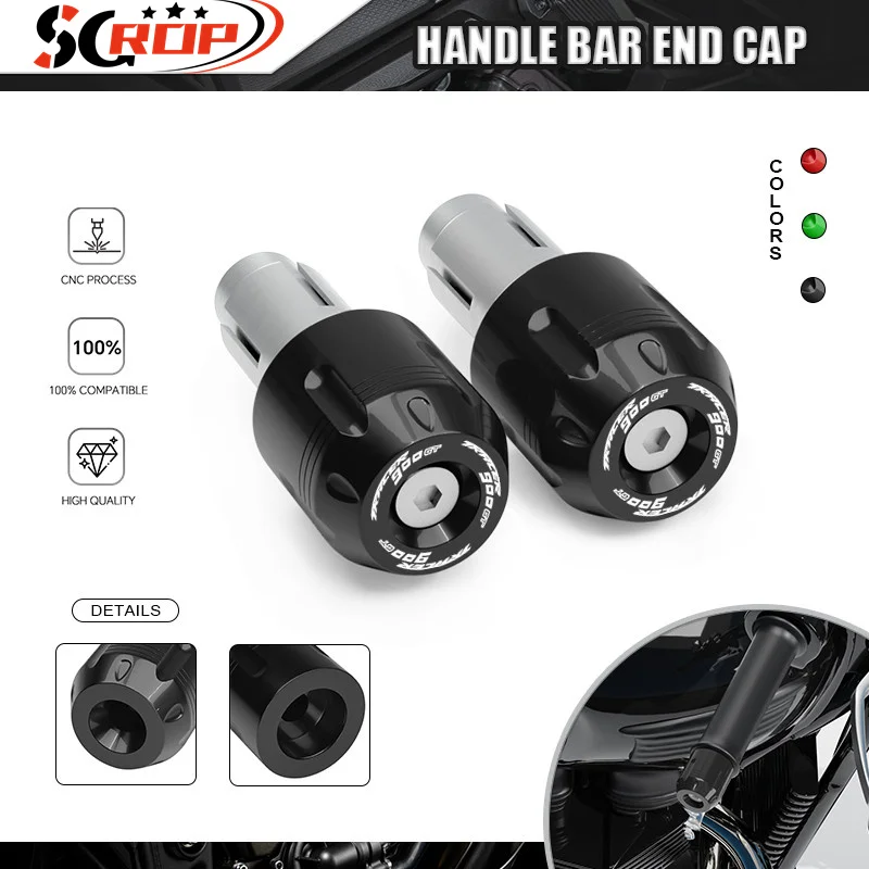

For TRACER9GT Tracer900 TRACER 900GT Motorcycle CNC Handlebar Grips Sliders End Plug Cap Counterweight Cover tracer9gt 900 900gt