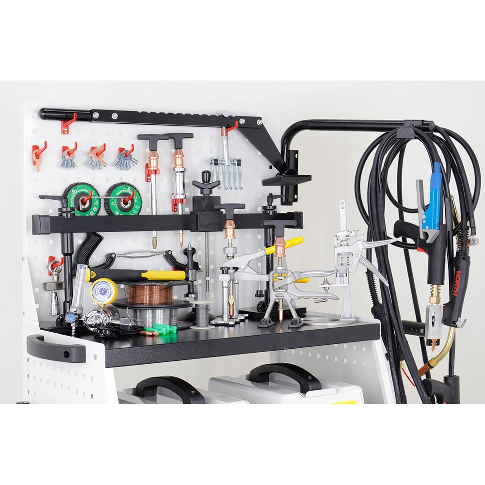 عالية التكوين ذكي بقعة لحام دنت مجتذب آلة إصلاح دنت جسم السيارة للألمنيوم الصلب