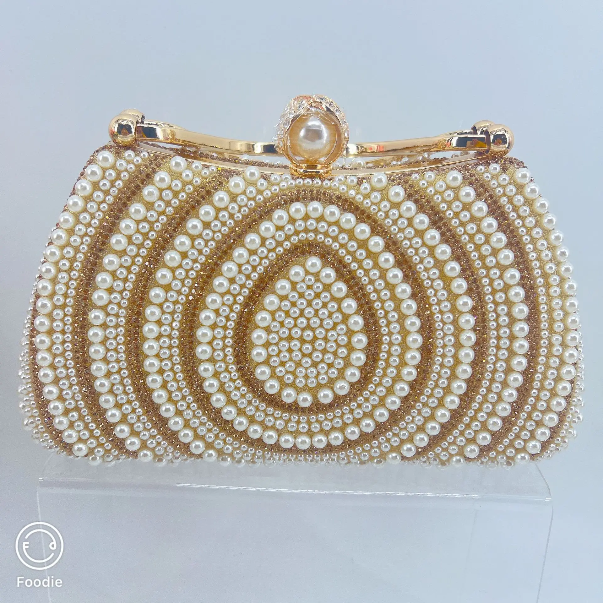 

Полный бриллиантов Жемчужная сумка для ужина Модное платье Клатч Банкетная универсальная сумка-мессенджер на цепочке Sac Luxe Femme Channel Сумки Роскошные