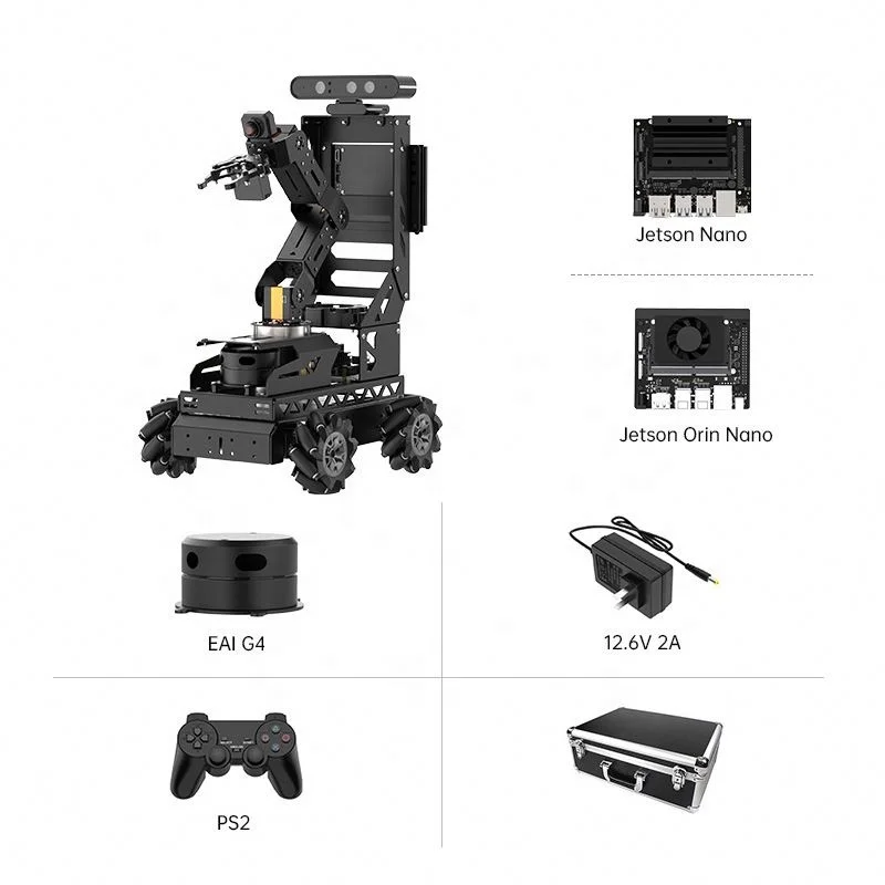 

Modular ROS2 NavKit: A1-SLAM, Multi-Sensor Fusion, Omnidirectional Mobility for AI Education