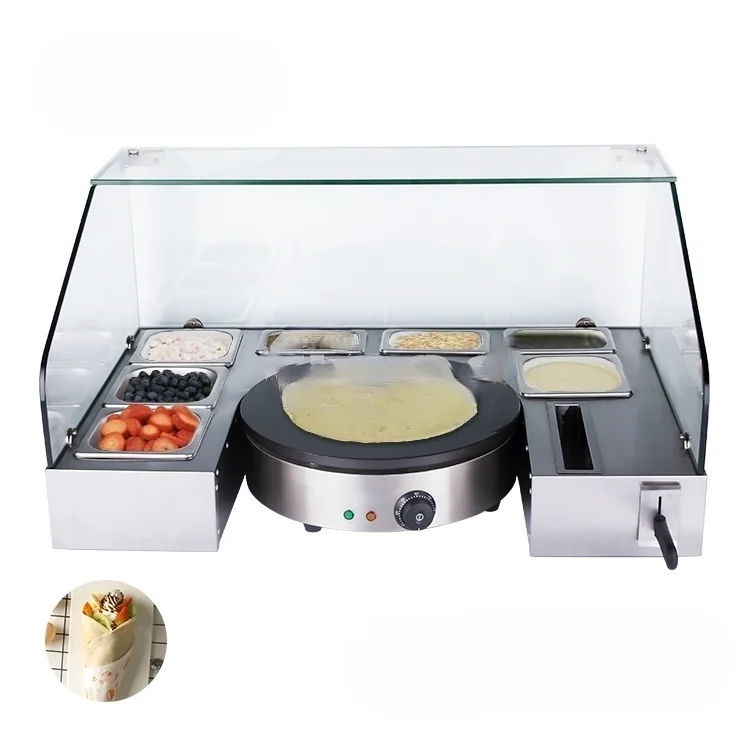 Ausrüstung Crepe Pancake Maker Crepe Station 220V Crepe MakerCe-Zertifikat Kommerzielle Küche