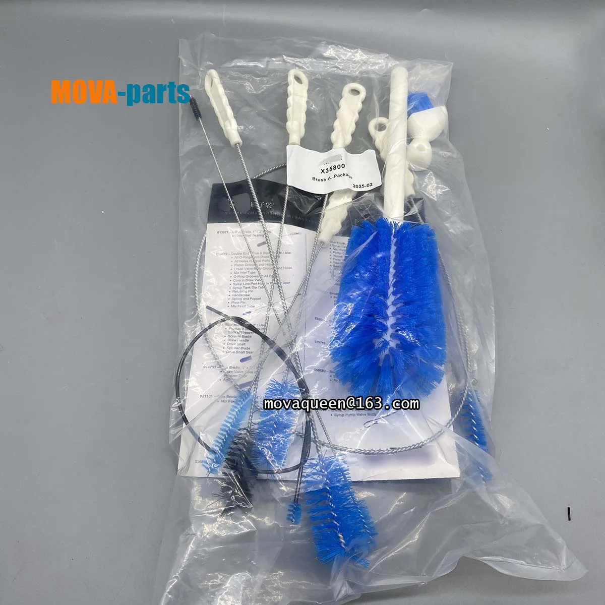 

X35800 Cold Treatment Brush A.-PACKAGE-HT Brush Kit For Taylor C708 C716 8452 8756 Ice Cream Machine Replacement