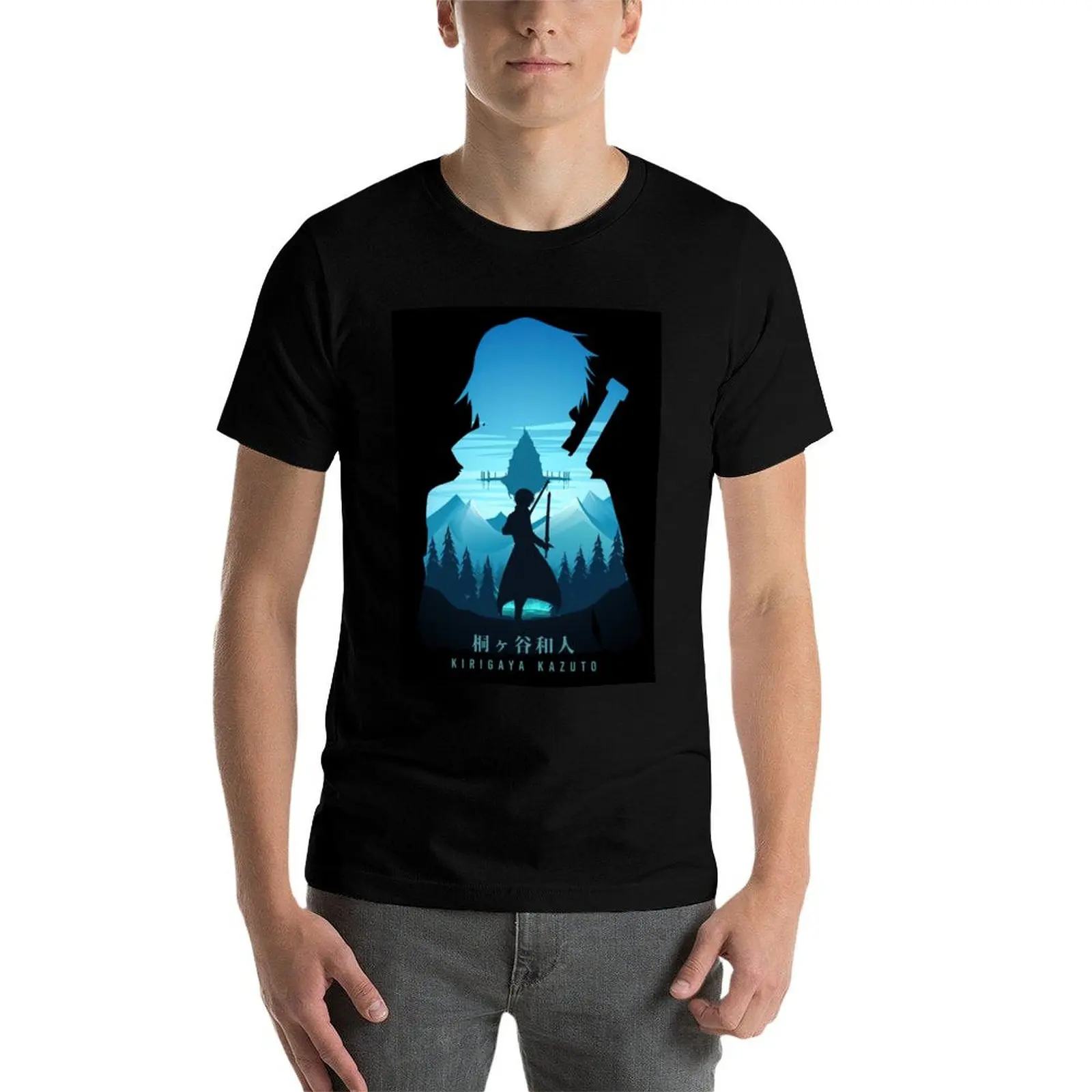 

Kirito T-Shirt cotton tshirt 100% man t shirts high quality luxury brand man t shirts cotton T-Shirt