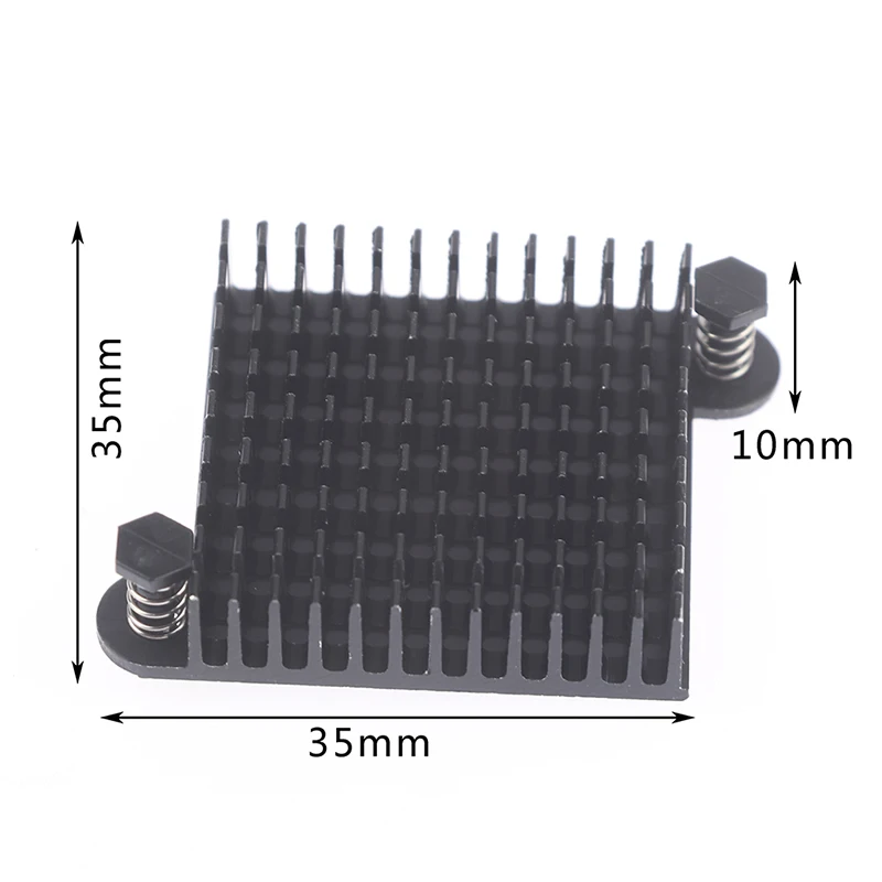 1Pc Aluminum Heatsink 35*35*10MM Cooling Pad South North Bridge Chipset Radiator