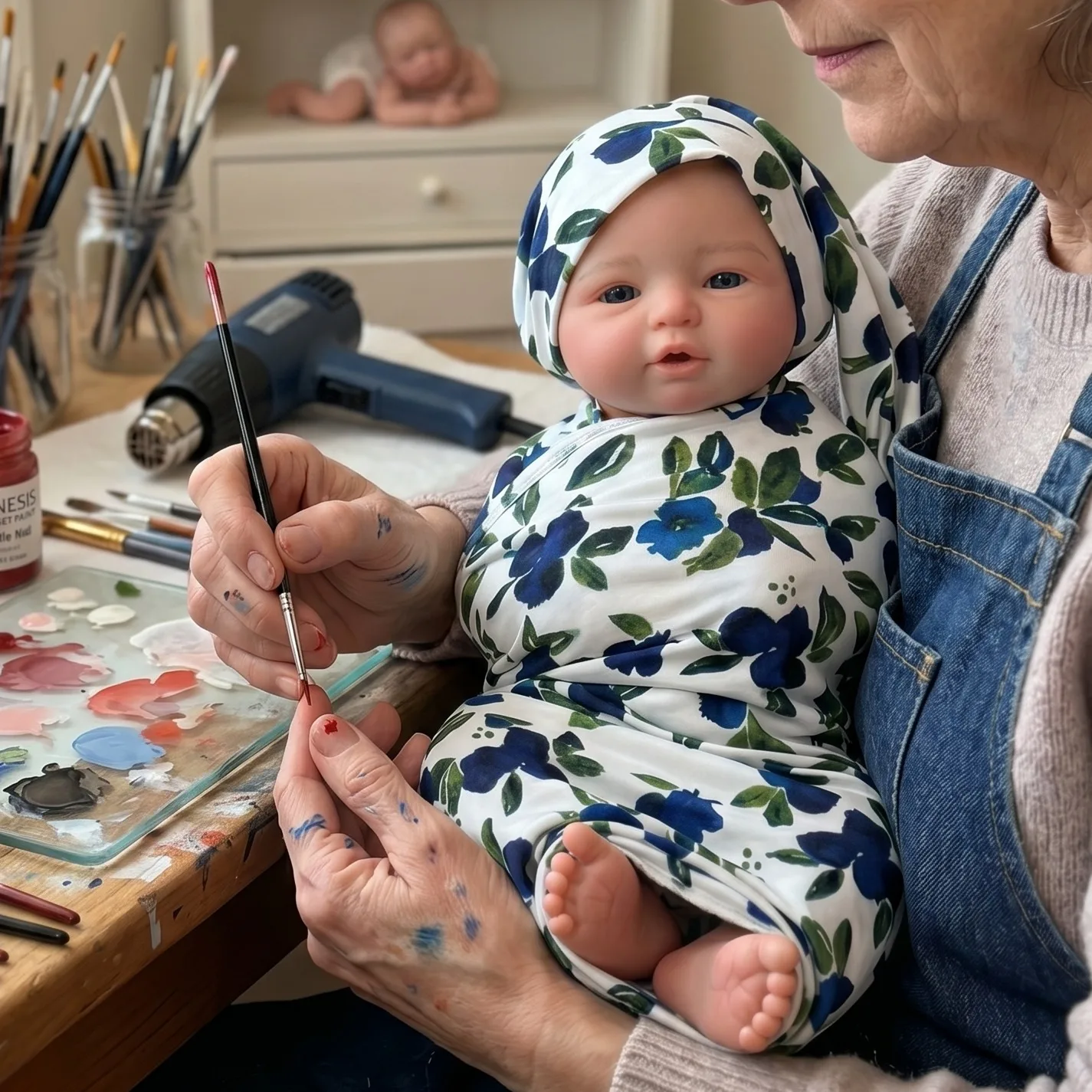 

Кукла-младенец Otard 18 дюймов из силикона, ручной работы, мягкая на ощупь, Bebe Reborn, для подарков на день рождения