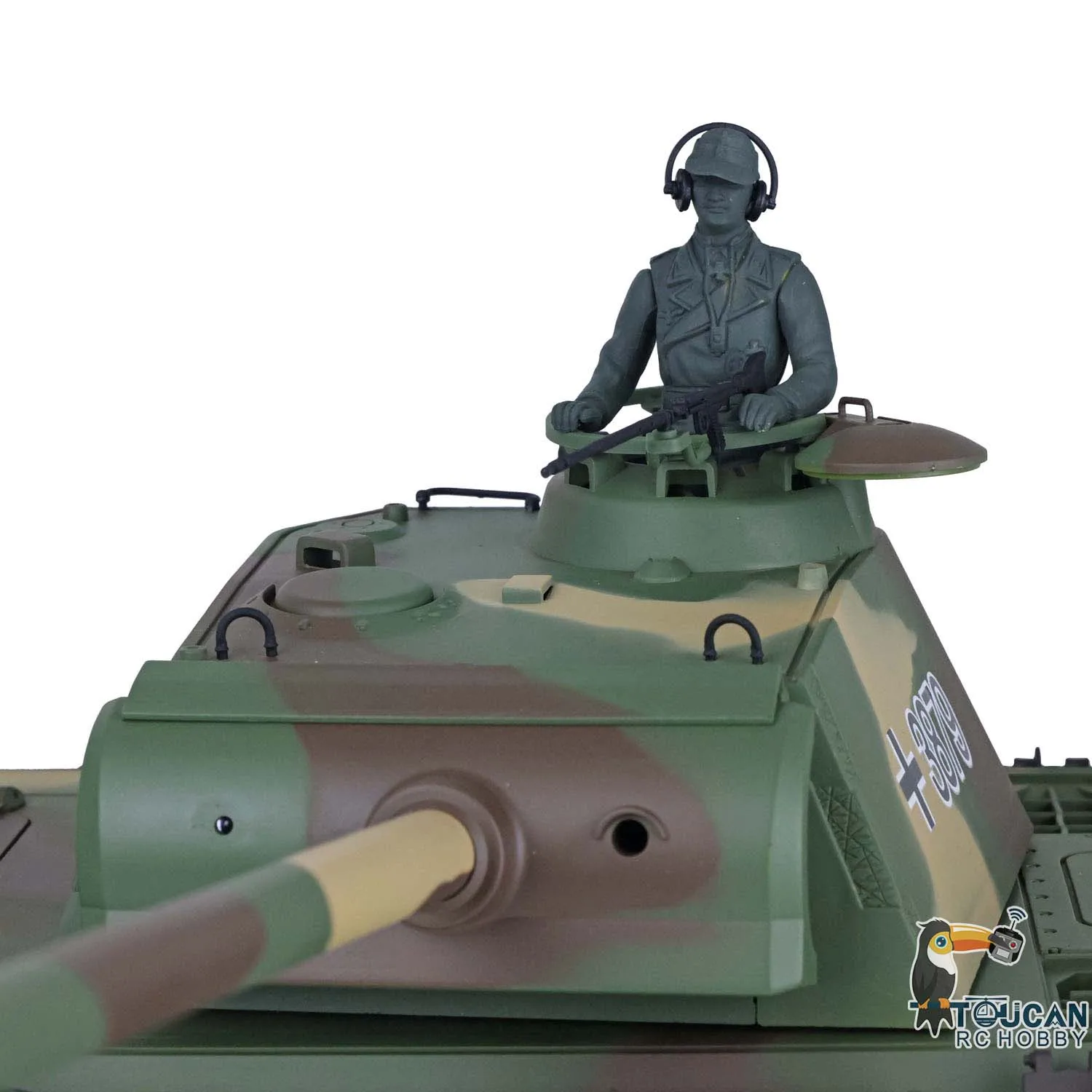 

Детские игрушки Heng Long масштаб 1/16, радиоуправляемая танковая модель 3879, 7,0, пластиковая немецкая пантера G RTR 360 ° Башня TH17486-SMT5
