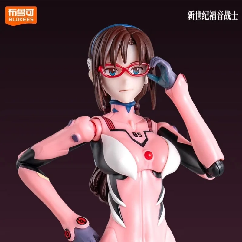 Blokees Neon Genesis Evangelion Actionfigur Rebuild of Evangelion Ayanam Rei Mari Makinami Illustrious Model Zusammengebautes Spielzeug Gif