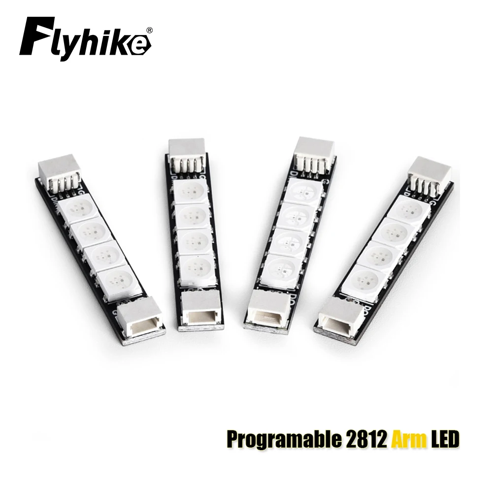 4 pezzi SpeedyBee FPV Drone 2812 RGB programmabile LED braccio luce striscia 5V RGB per RC FPV Racing BWhoop Drone