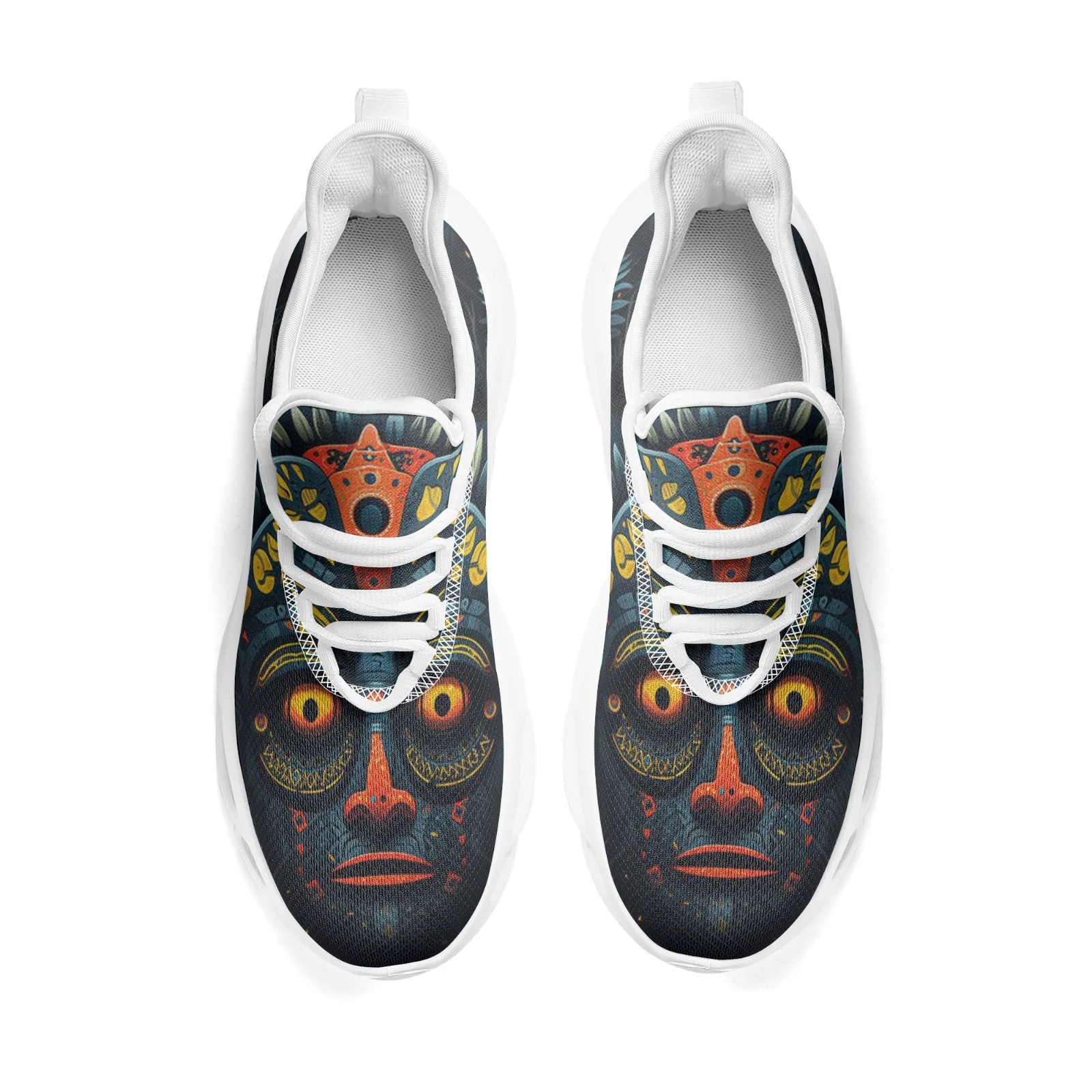 Customizable Indian mask casual sports shoes youth casual running shoes mesh lace-up shoes EUR36-48