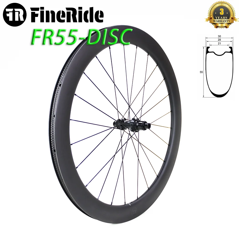 

Глубина 55 мм, 28 ширина, карбоновая пара колес для шоссейного велосипеда, 700C, дисковый тормоз, углеродное волокно, высокоскоростные колеса для гоночного велосипеда, комплект дисковых колес