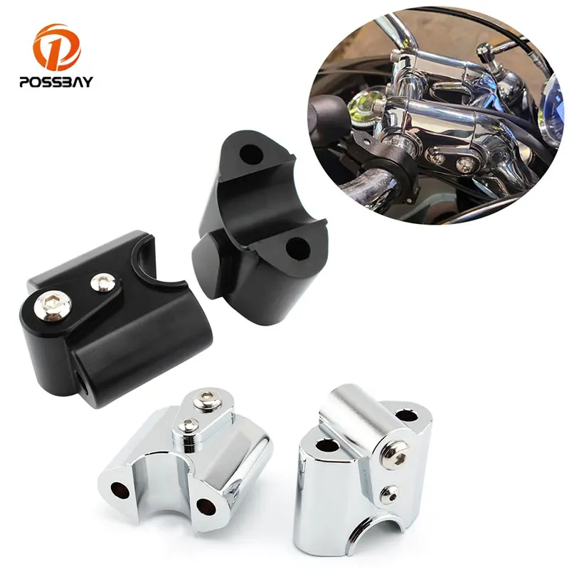 

Handlebar Risers Motorcycle Handle Bar Lift Clamp Adapters For BMW R 18 / R18 Classic Aluminum Moto Accessories Motorbike Parts