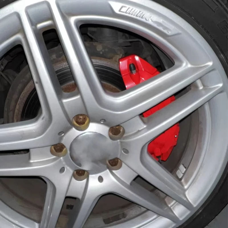 4Pcs Sport Brake Caliper Cover Fit Mercedes-Benz A Class W176 AMG Aluminum Alloy Wheel Modification Accessories view 2