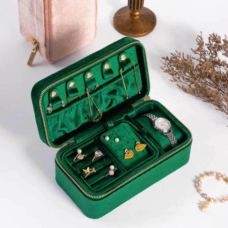 High Quality Jewelry Holder Storage Box Senior Sense Watch Jewelry Storage Box Earrings Travel Box