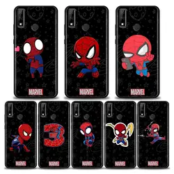 Cute Spider-Man Marvel Phone Case for Huawei Y9 2019 Y6 Y7 Y6p Y8s Y9a Y7a Mate 40 20 10 Pro Lite RS Soft Silicone Case