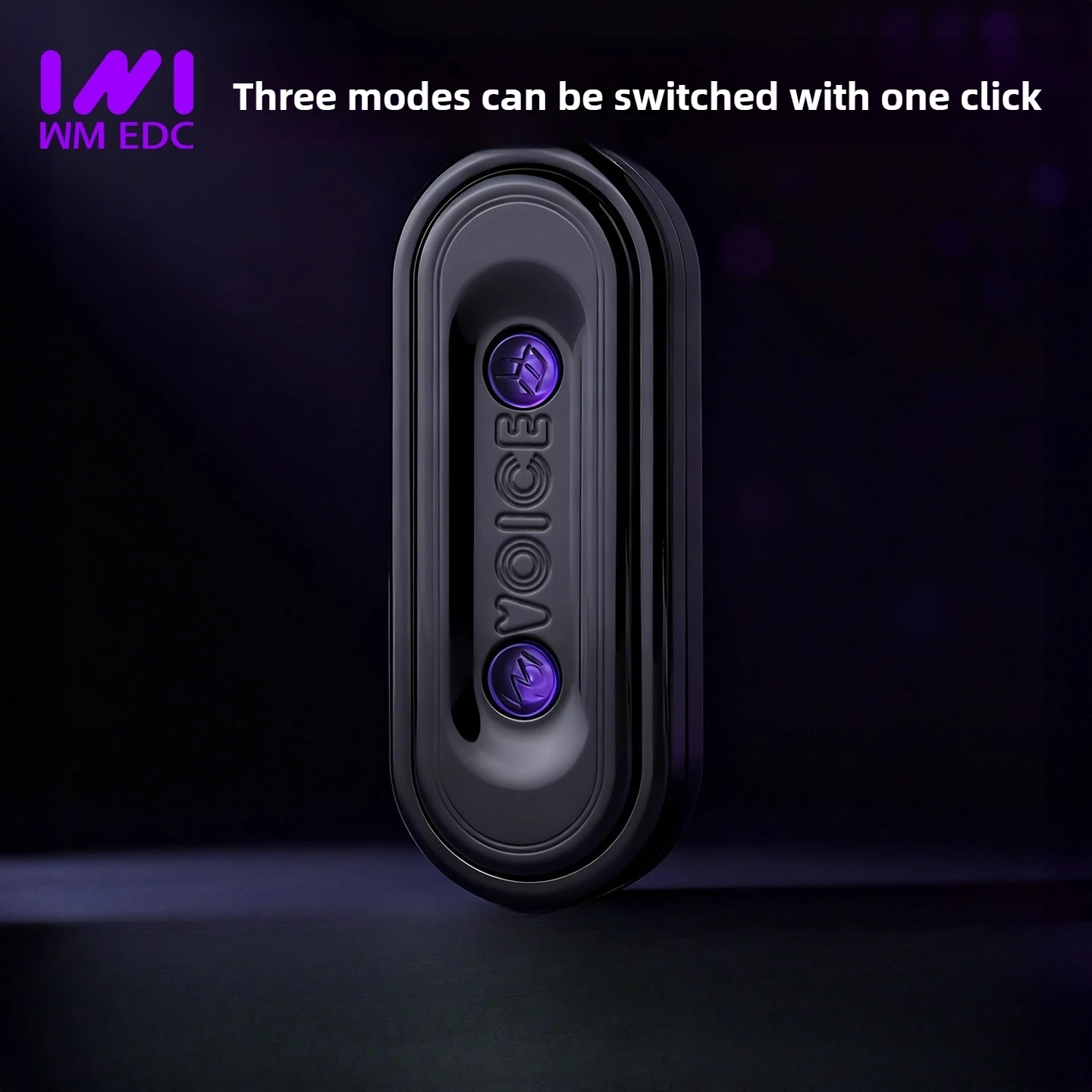 WMEDC VOICE poche mécanique métal Dense Segment pressage bout des doigts carte coulissante jouet de décompression de bureau