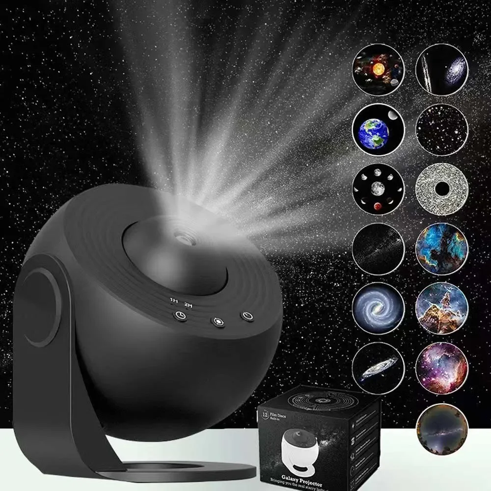 projetor led night light galaxy projetor de ceu estrelado lampada de planetario para quarto criancas decorativas presente infantil rotacao 360 01