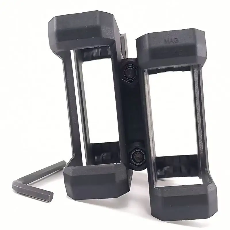 مقرنة مجلة Airsoft التكتيكية - تصميم مجوف بمشبك مزدوج من النايلون خفيف الوزن وسهل التركيب ومتين لتصوير لعبة CS #4