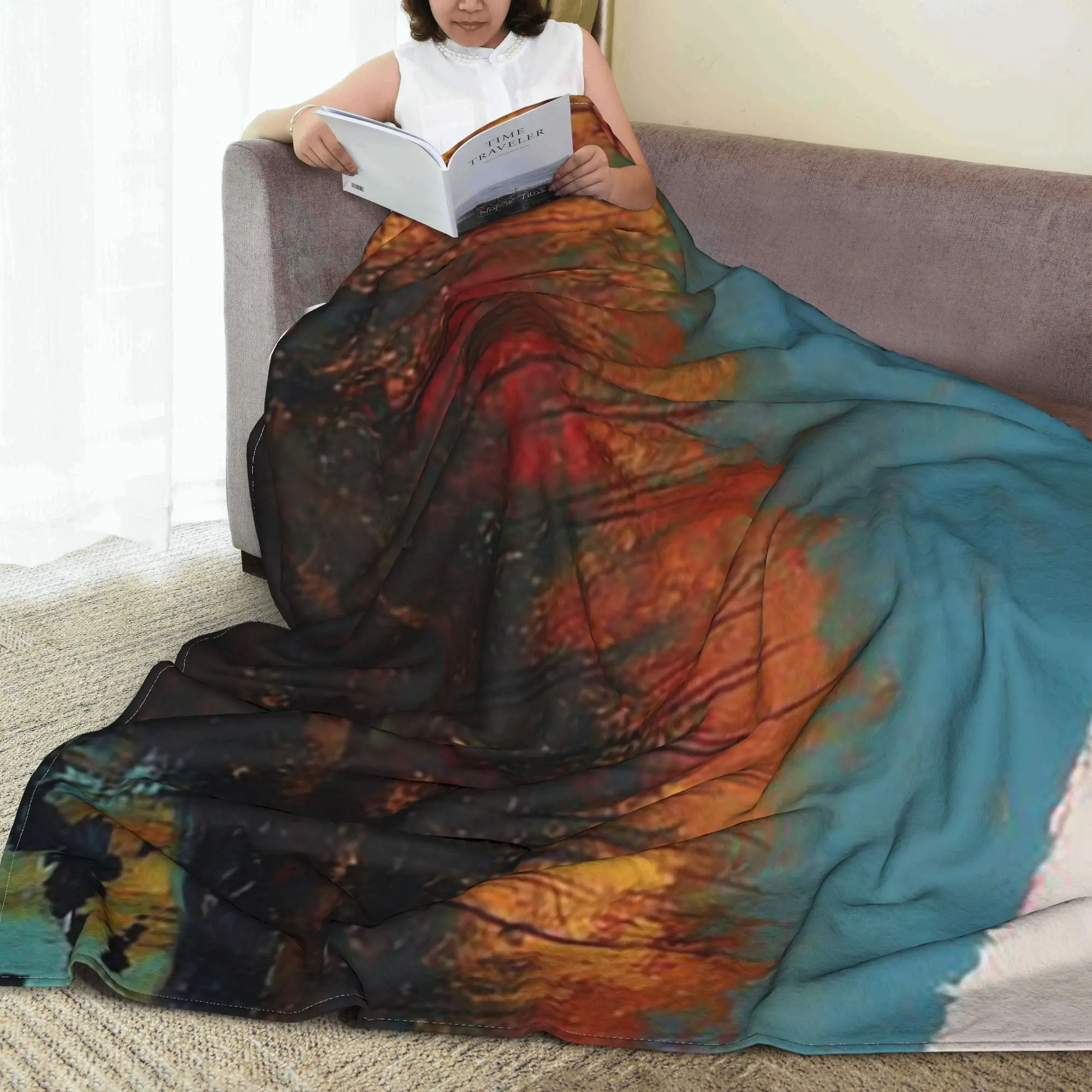 

Полые одеяла из красного дерева, портативное флисовое одеяло для дивана для дома, спальни, уличные пледы, покрывало, одеяло