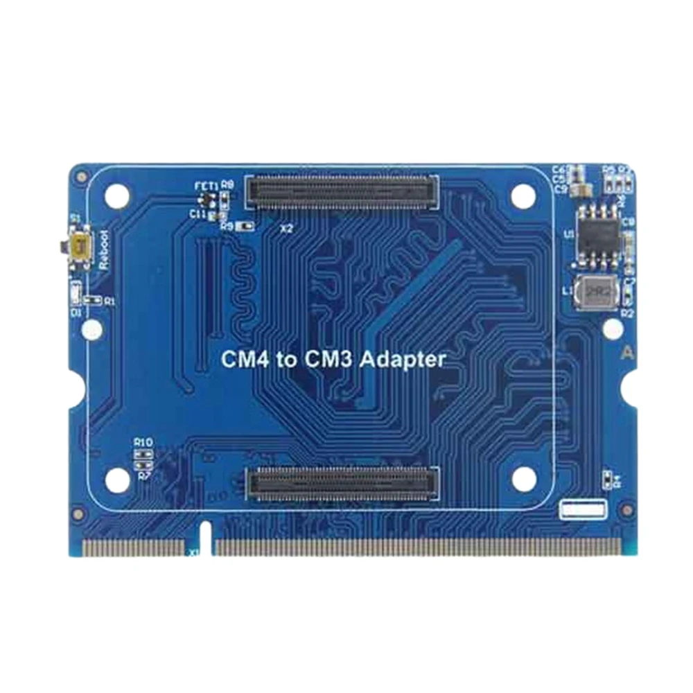 

CM4 to CM3 Adapter Board for Raspberry Pi Compute Module CM4/CM3+/CM3/CM3L Expansion Card Dual Video Output