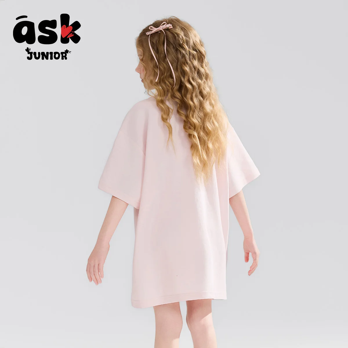 اسأل فستان تي شيرت شبكي مطبوع عليه حيوانات ممتعة للفتيات الصغيرات #5