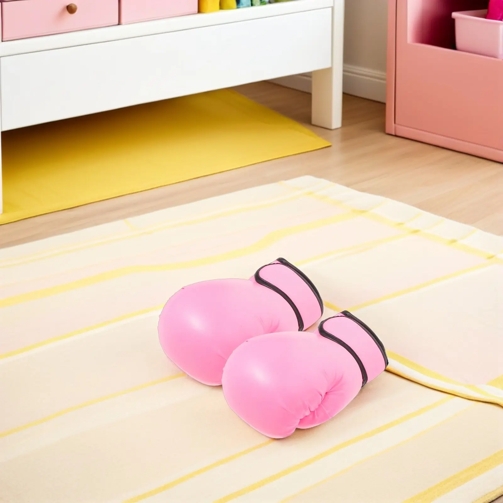 

1 пара детских боксерских перчаток из мягкого поролона и полиуретана для мальчиков и девочек, для спаррингов, кикбоксинга, ММА, тайского бокса, работы с боксерским мешком