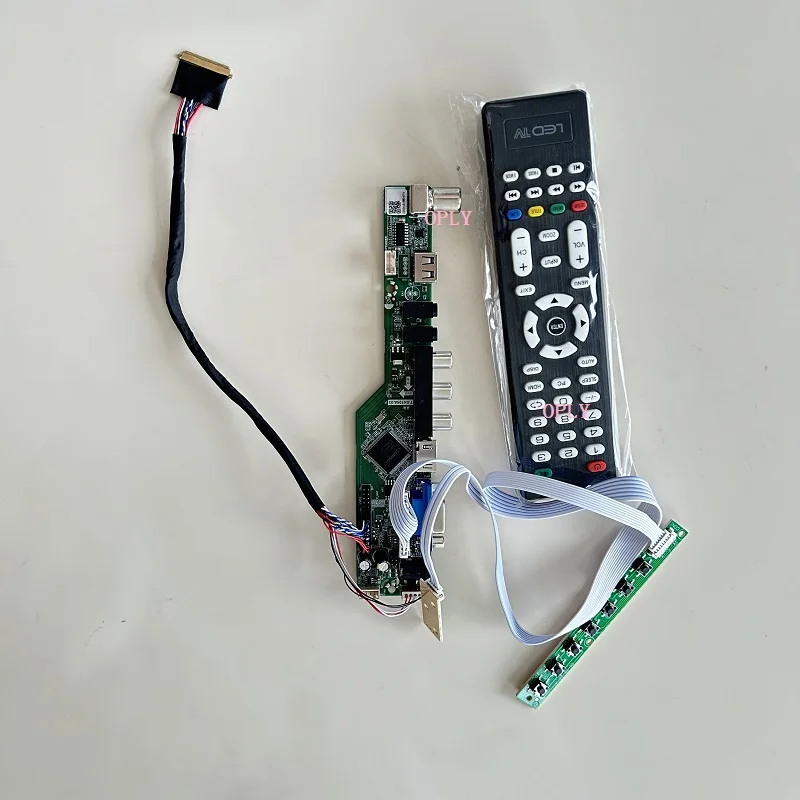 TV Controller board kit Screen monitor for LTN140AT26 N140BGE N140BGE-L22 1366x768 14