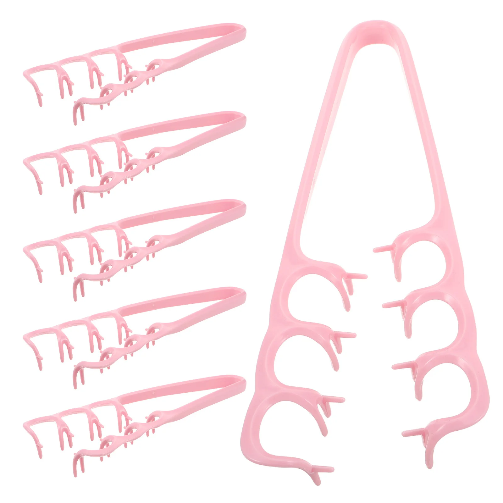 

6 шт. расчесок для волос: расческа с широкими зубьями для придания объема, портативная расческа для укладки кудрявых и прямых волос для мужчин и женщин